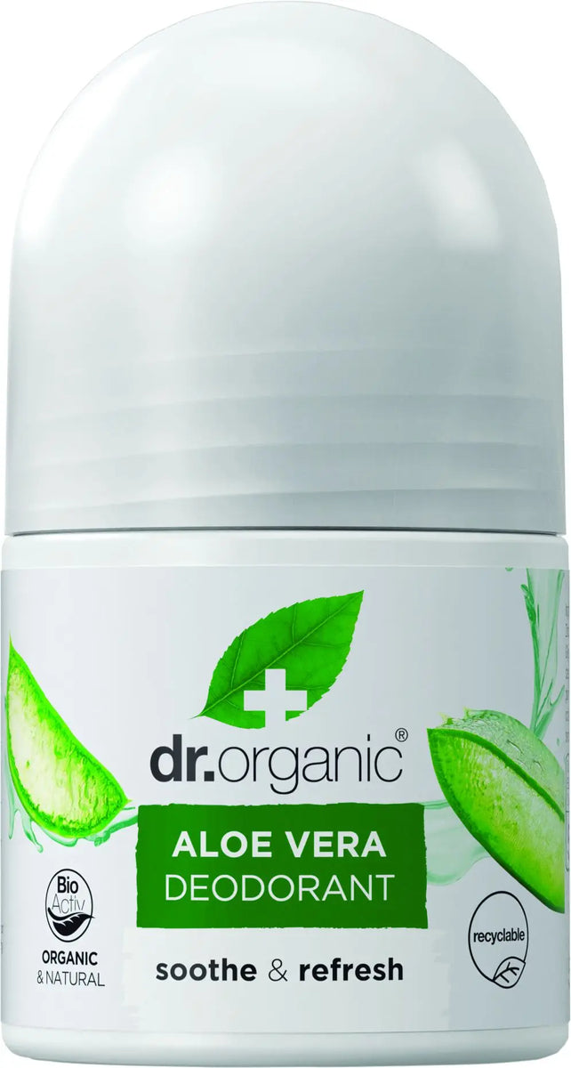 Dr Organic Aloe Vera Deodorant 50ml - $14.00  Natural Health Organics