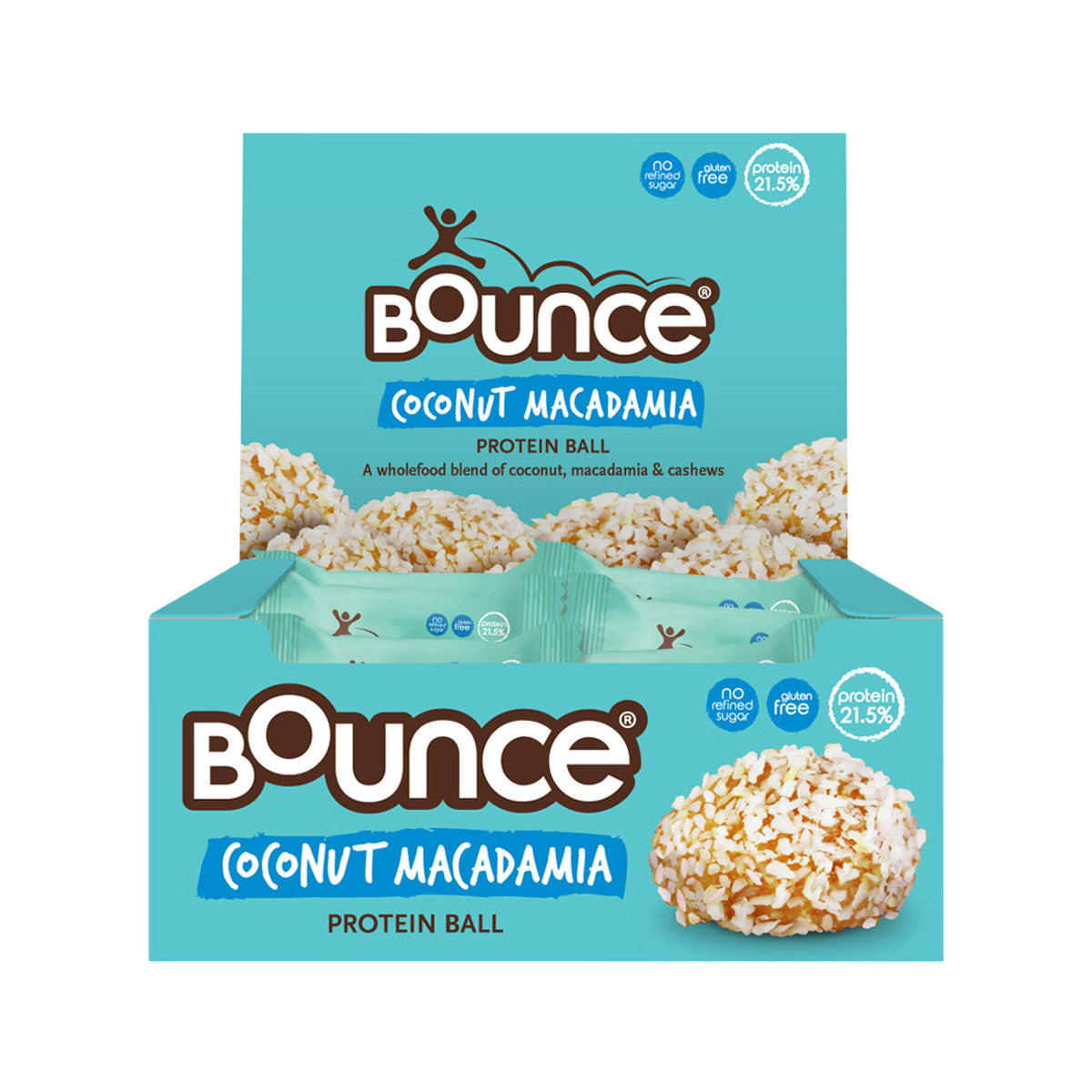 Bounce Protein Energy Balls Coconut and Macadamia 12x40g 39.00