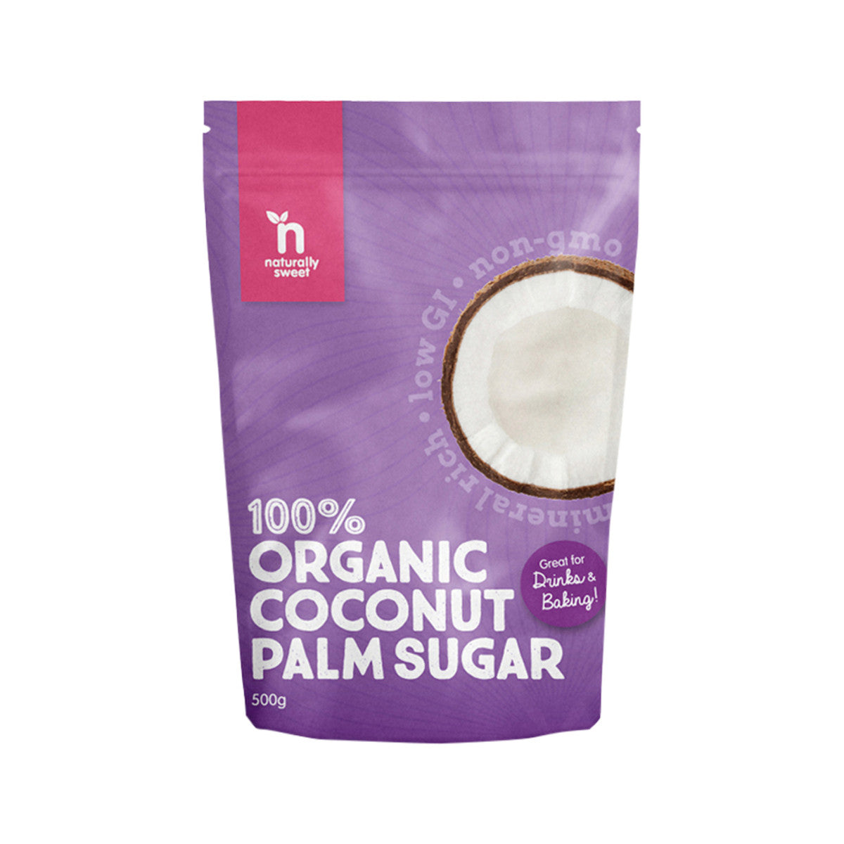 coconut palm sugar gi Naturally Sweet Organic Coconut Palm Sugar 500g