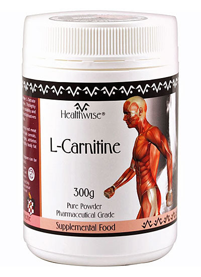 HealthWise L-Carnitine Powder 300g - $56.00 Natural Health Organics HealthWise L-Carnitine Powder 300g - $56.00 Natural Health Organics