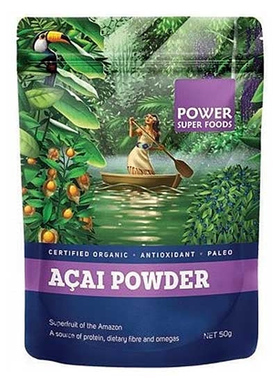 Power Super Foods Organic Acai Berry Power Powder 50g - $18.00