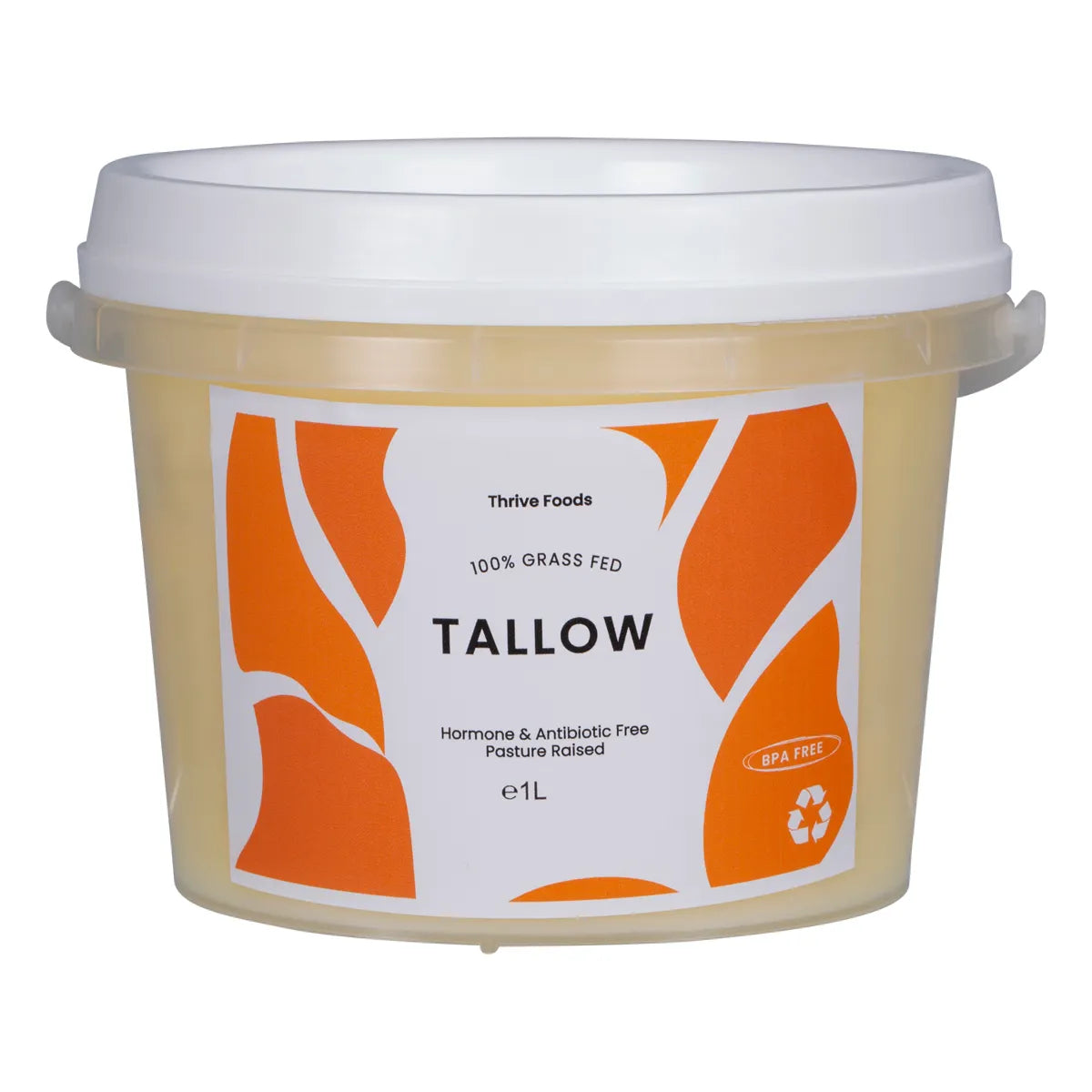 Thrive Tallow 100% Grass Fed Tallow 1 Litre - $46.00 – Natural Health ...
