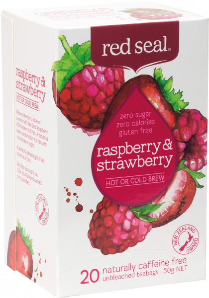 Red Seal (Hot & Cold Brew) Raspberry & Strawberry 20 Teabags - $6.00 ...