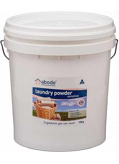 Abode Laundry Powder Front Loader Sensitive 15kg