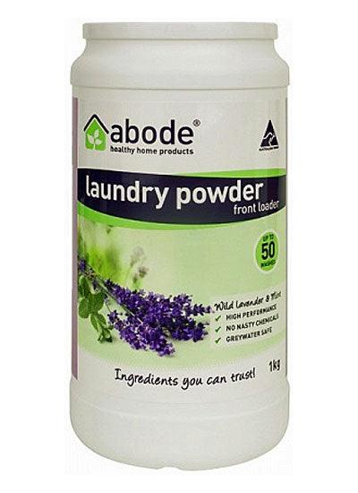 Abode Laundry Powder Front Loader Wild Lavender and Mint 1kg