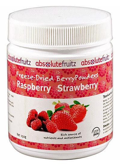 Absolute Fruitz Raspberry and Strawberry Freeze Dried Powder 150g